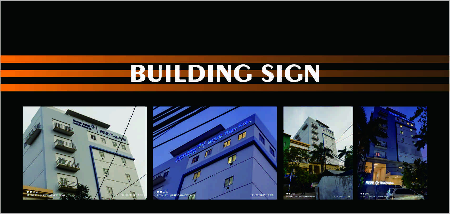 BUILDING LETTER SIGN