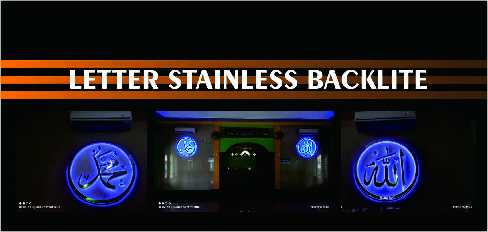 LETTER STAINLESS BACKLITE