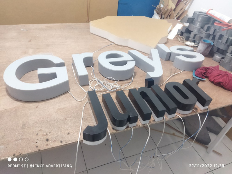 Letter Plat Galvanil _ Backlite