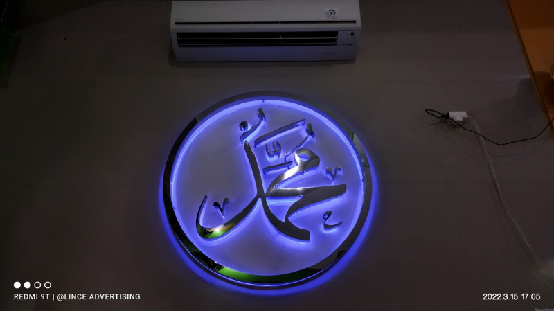 Letter Stainless Mirror_ Backlite