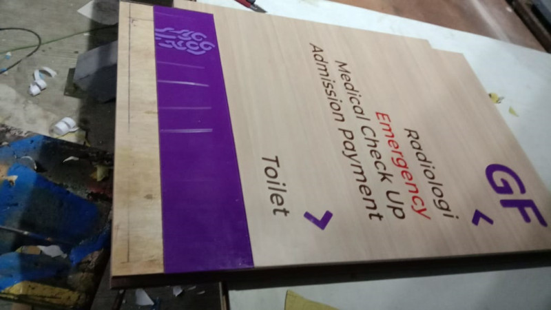 Signage Custome _ Direction Maps