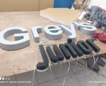 Letter Plat Galvanil _ Backlite