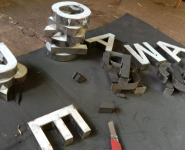 Letter Stainless Mirror